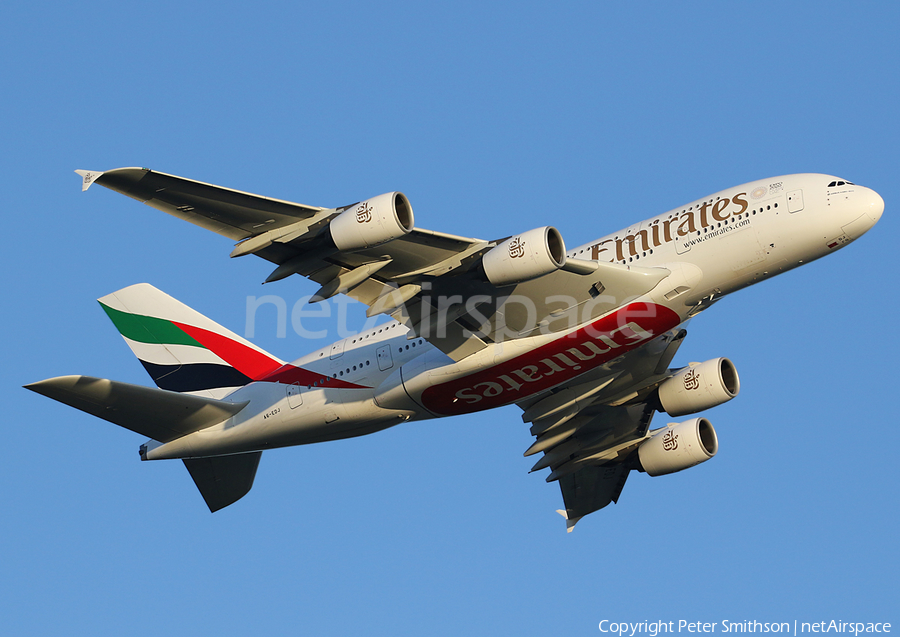 Emirates Airbus A380-861 (A6-EDJ) | Photo 247824