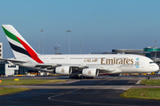 Emirates Airbus A380-861 (A6-EDJ) at  Manchester - International (Ringway), United Kingdom