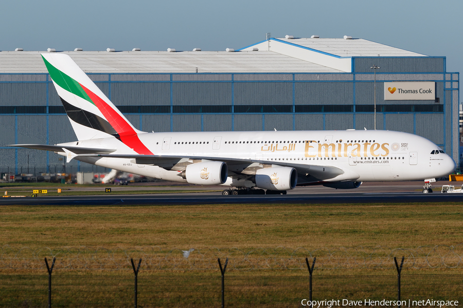 Emirates Airbus A380-861 (A6-EDJ) | Photo 219837