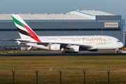 Emirates Airbus A380-861 (A6-EDJ) at  Manchester - International (Ringway), United Kingdom