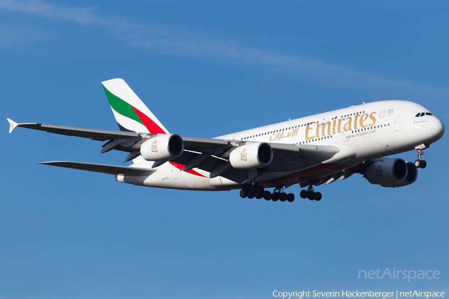 Emirates Airbus A380-861 (A6-EDJ) | Photo 210706