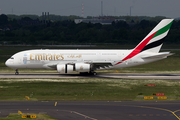 Emirates Airbus A380-861 (A6-EDK) at  Dusseldorf - International, Germany