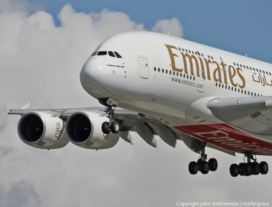 Emirates Airbus A380-861 (A6-EDK) | Photo 29267