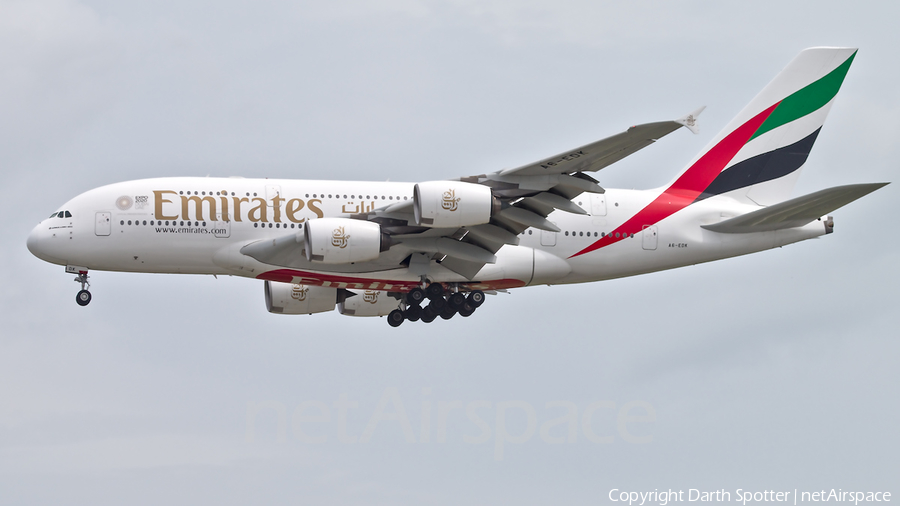 Emirates Airbus A380-861 (A6-EDK) | Photo 308220