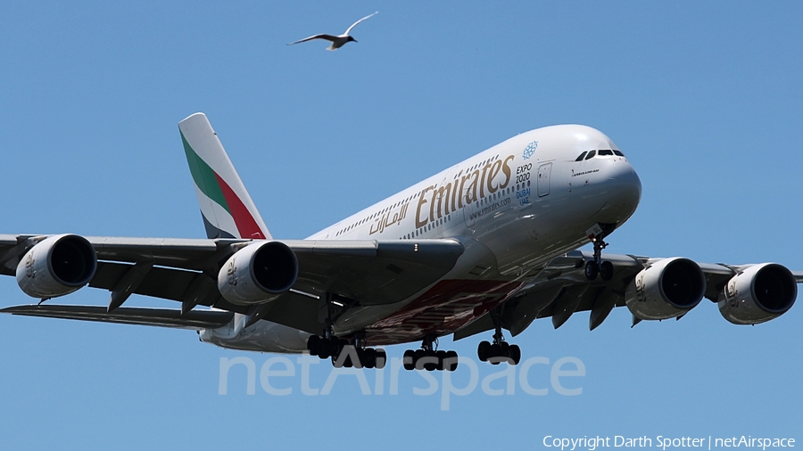 Emirates Airbus A380-861 (A6-EDL) | Photo 210210