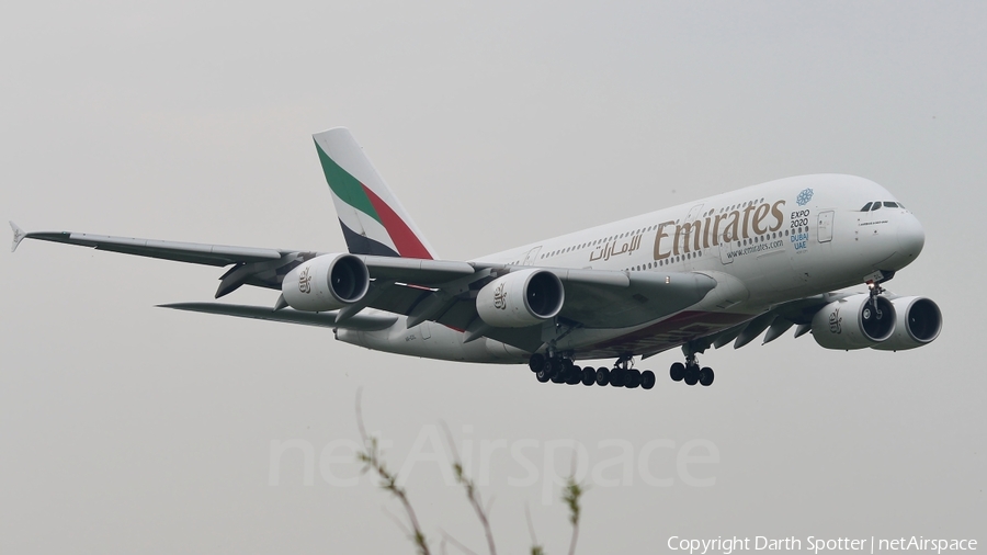 Emirates Airbus A380-861 (A6-EDL) | Photo 216069