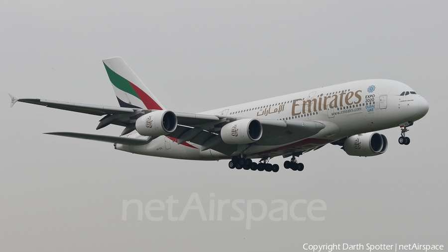Emirates Airbus A380-861 (A6-EDL) | Photo 216070