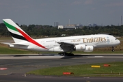 Emirates Airbus A380-861 (A6-EDL) at  Dusseldorf - International, Germany