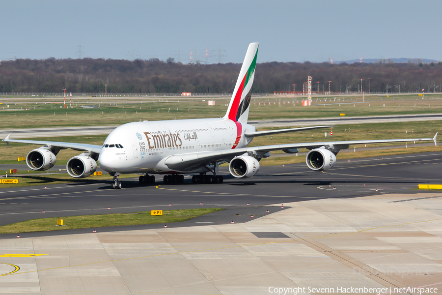 Emirates Airbus A380-861 (A6-EDL) | Photo 203132