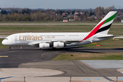 Emirates Airbus A380-861 (A6-EDL) at  Dusseldorf - International, Germany
