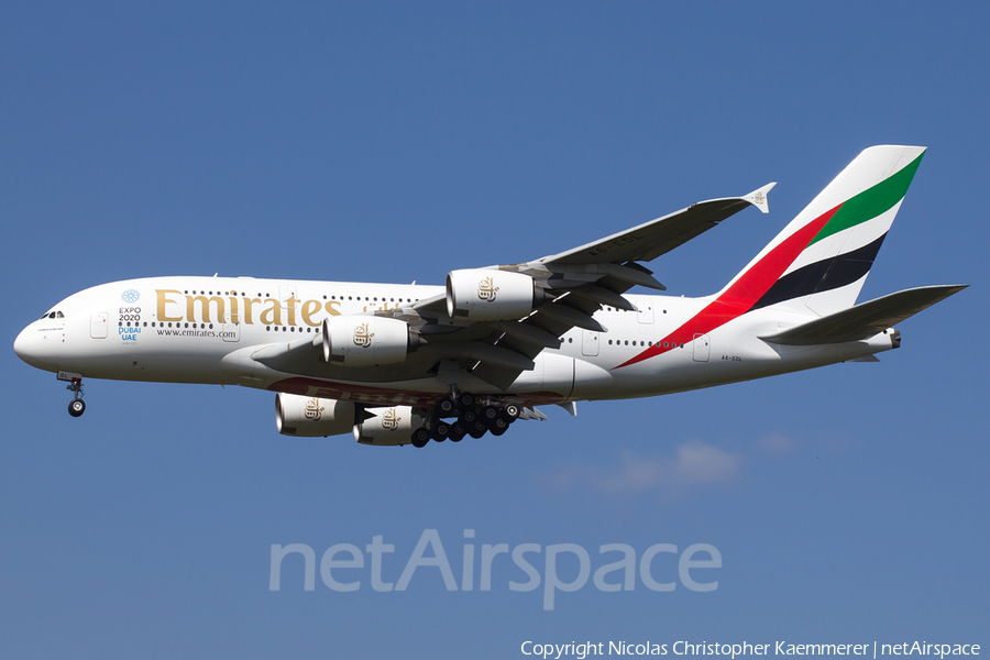 Emirates Airbus A380-861 (A6-EDL) | Photo 161130