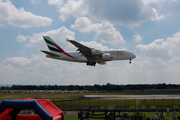 Emirates Airbus A380-861 (A6-EDL) at  Manchester - International (Ringway), United Kingdom