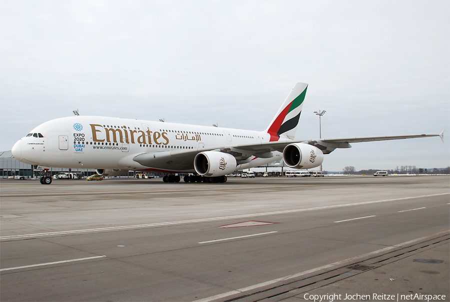 Emirates Airbus A380-861 (A6-EDL) | Photo 24908