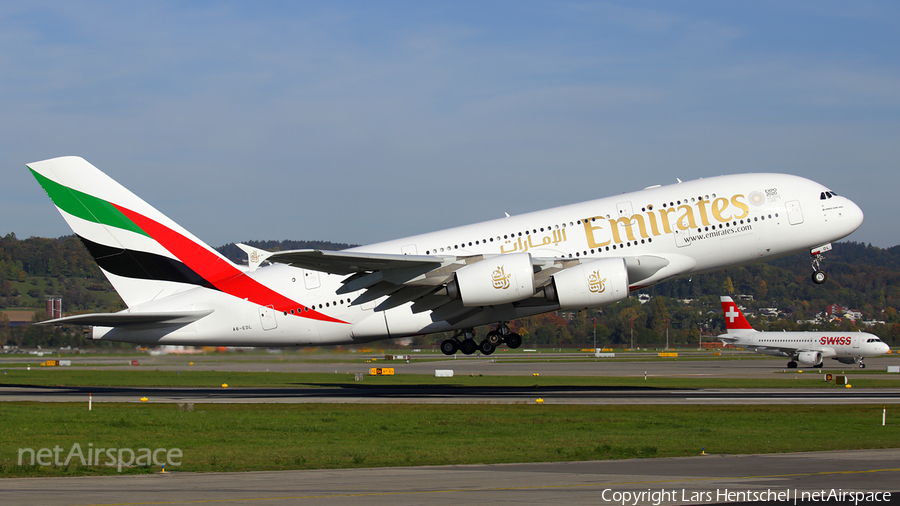 Emirates Airbus A380-861 (A6-EDL) | Photo 194721