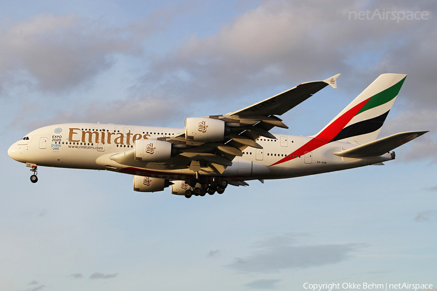 Emirates Airbus A380-861 (A6-EDM) | Photo 41581