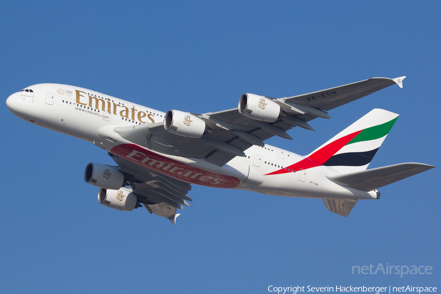 Emirates Airbus A380-861 (A6-EDN) | Photo 198896