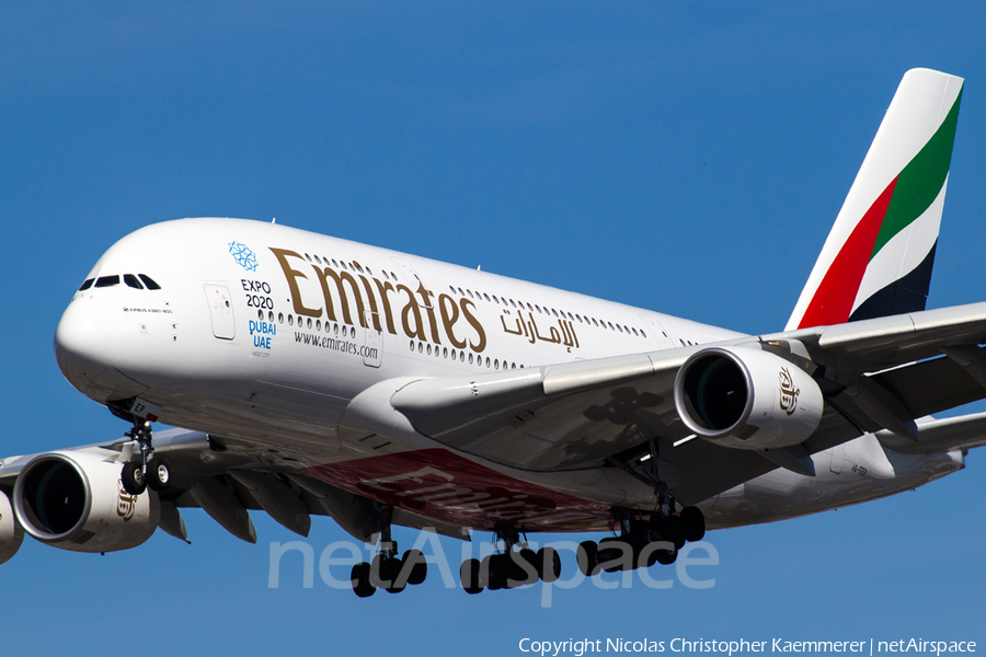 Emirates Airbus A380-861 (A6-EDP) | Photo 161131