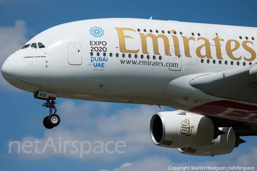 Emirates Airbus A380-861 (A6-EDQ) | Photo 49823