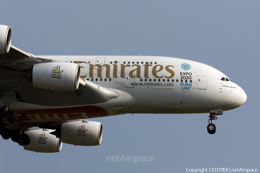 Emirates Airbus A380-861 (A6-EDQ) | Photo 85555