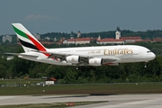 Emirates Airbus A380-861 (A6-EDQ) at  Munich, Germany