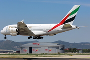 Emirates Airbus A380-841 (A6-EDR) at  Barcelona - El Prat, Spain