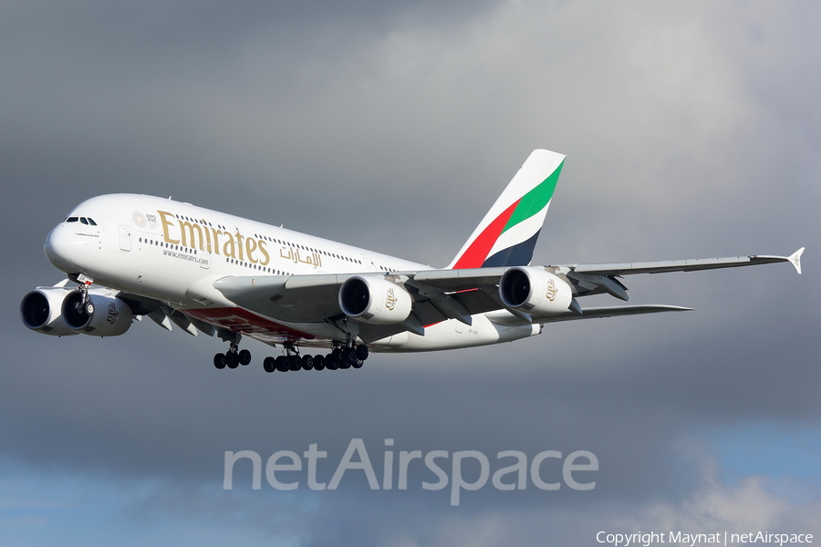 Emirates Airbus A380-841 (A6-EDR) | Photo 206374