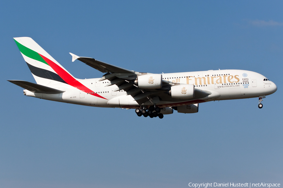 Emirates Airbus A380-841 (A6-EDR) | Photo 495972