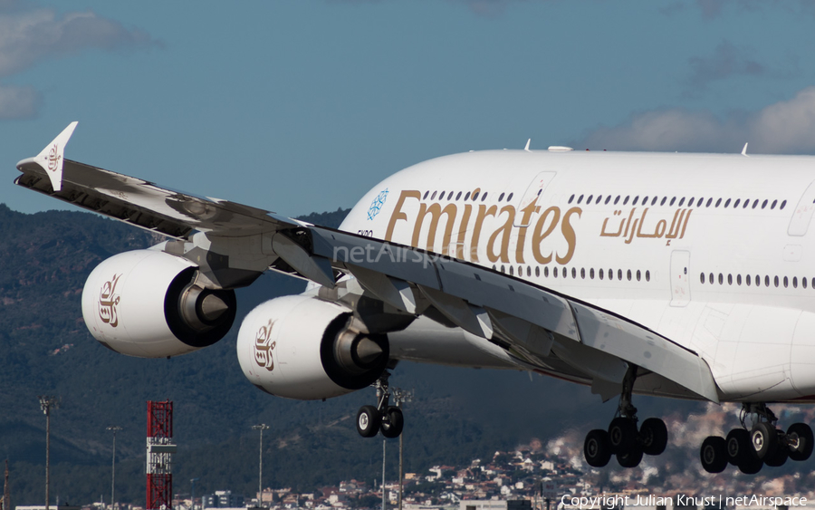 Emirates Airbus A380-861 (A6-EDS) | Photo 149146