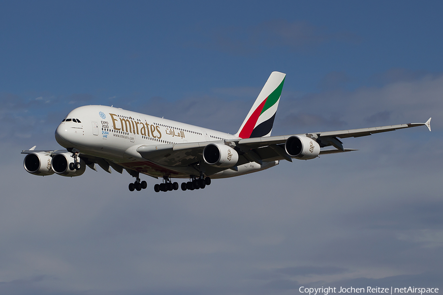 Emirates Airbus A380-861 (A6-EDS) | Photo 150633