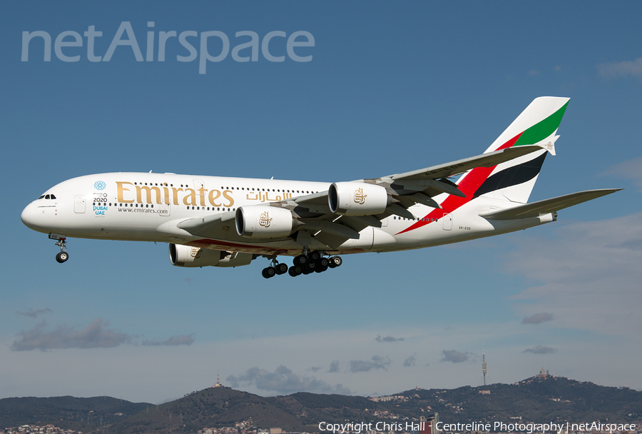 Emirates Airbus A380-861 (A6-EDS) | Photo 150896