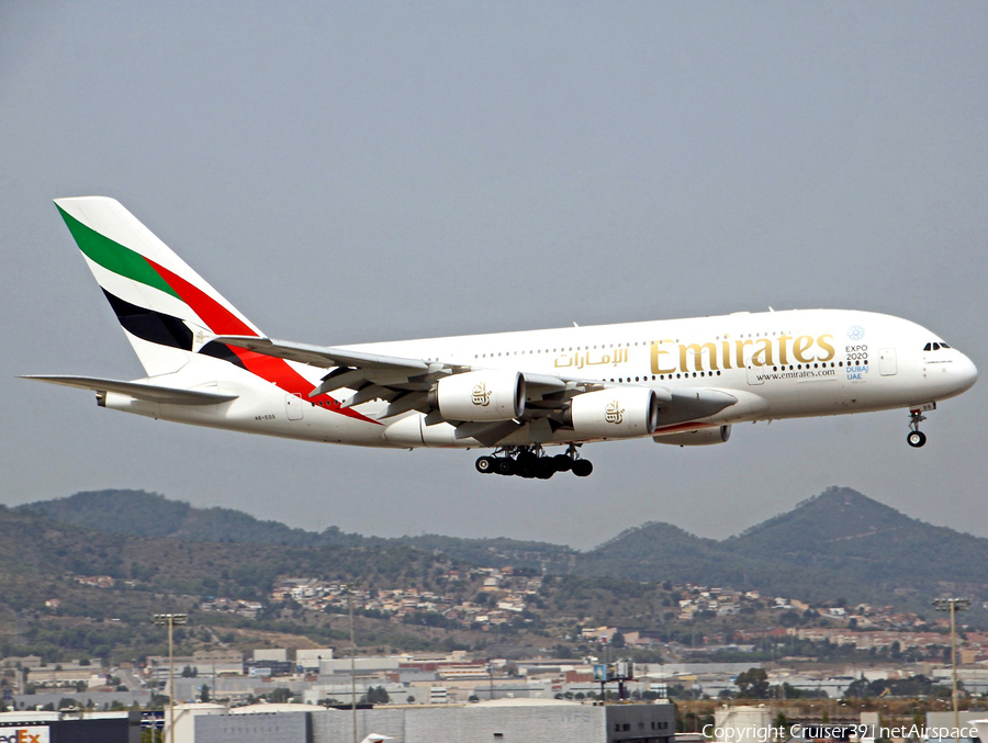 Emirates Airbus A380-861 (A6-EDS) | Photo 237177