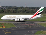 Emirates Airbus A380-861 (A6-EDS) at  Dusseldorf - International, Germany