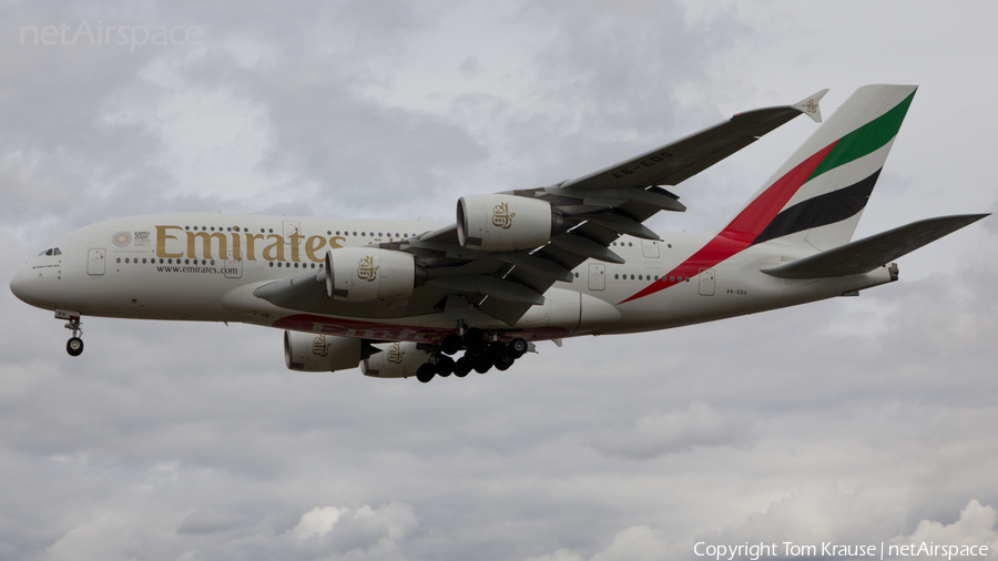 Emirates Airbus A380-861 (A6-EDS) | Photo 361025