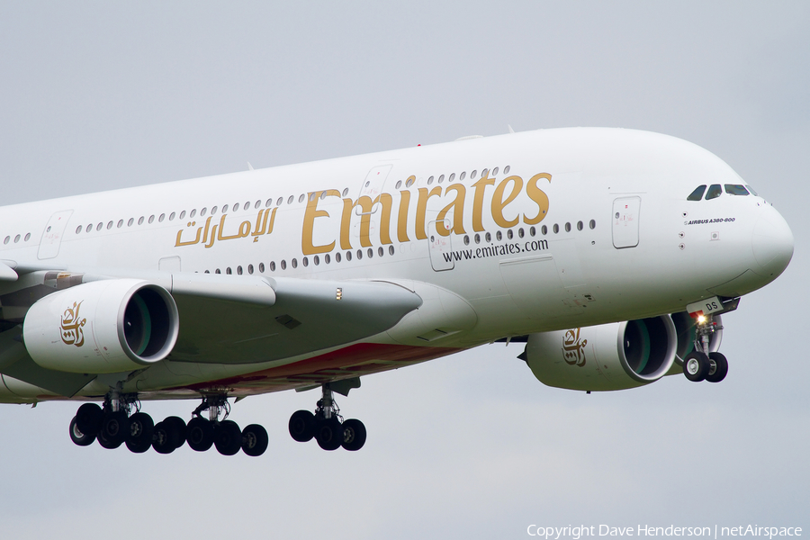 Emirates Airbus A380-861 (A6-EDS) | Photo 4948