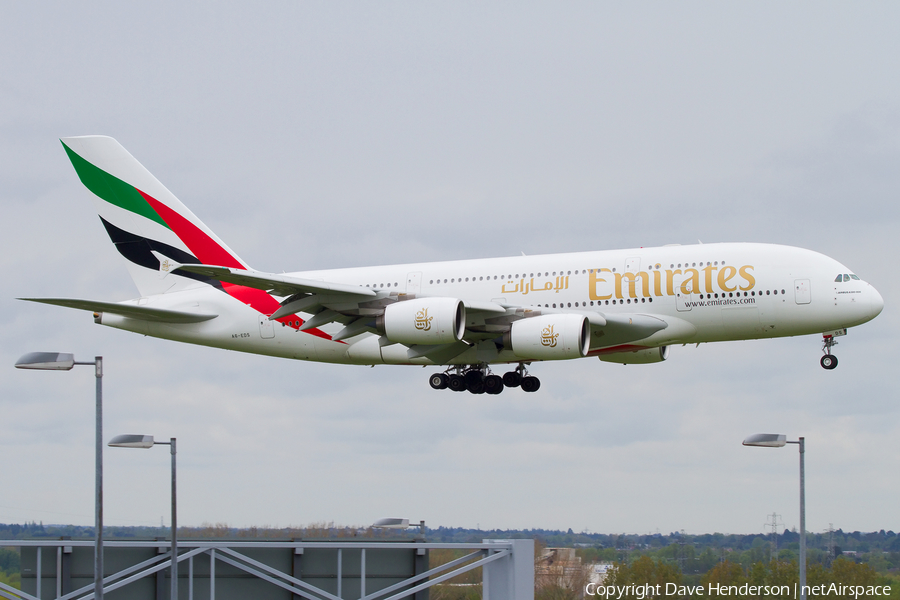 Emirates Airbus A380-861 (A6-EDS) | Photo 4949