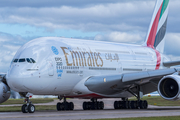 Emirates Airbus A380-861 (A6-EDS) at  Manchester - International (Ringway), United Kingdom