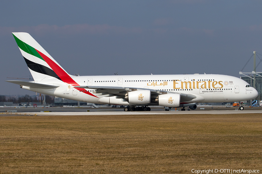 Emirates Airbus A380-861 (A6-EDS) | Photo 232728