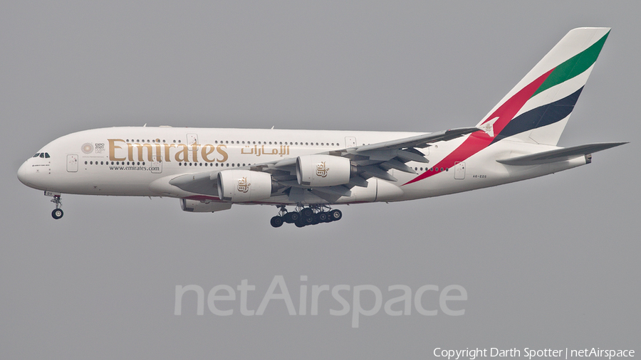 Emirates Airbus A380-861 (A6-EDS) | Photo 251085