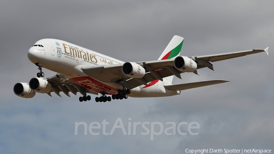 Emirates Airbus A380-861 (A6-EDT) | Photo 219965