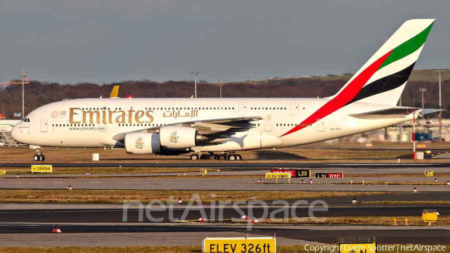 Emirates Airbus A380-861 (A6-EDT) | Photo 257961