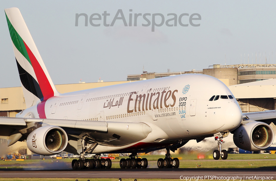 Emirates Airbus A380-861 (A6-EDT) | Photo 50314