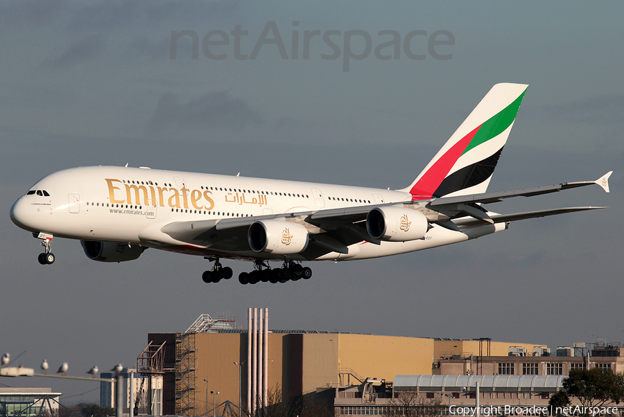 Emirates Airbus A380-861 (A6-EDT) | Photo 7292