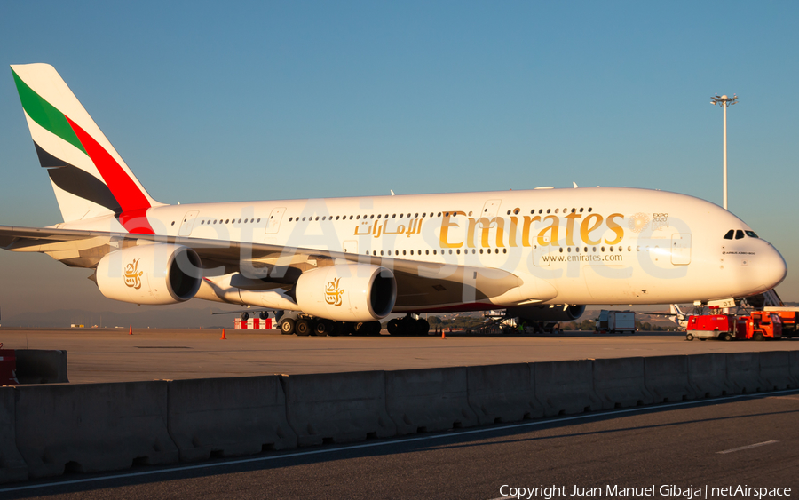 Emirates Airbus A380-861 (A6-EDT) | Photo 367697