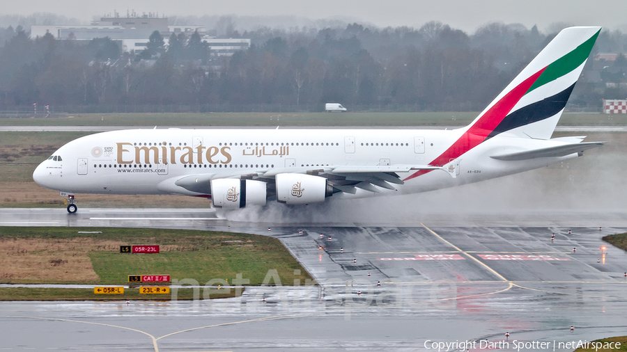 Emirates Airbus A380-861 (A6-EDU) | Photo 240661