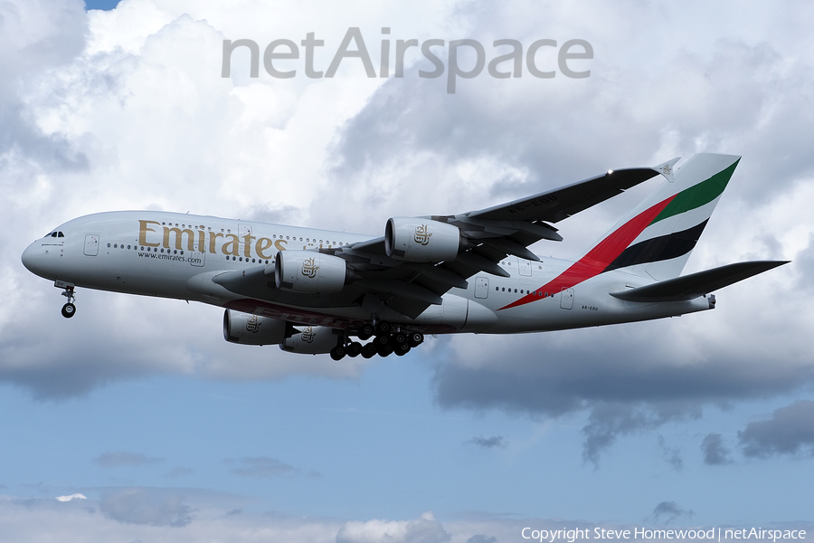 Emirates Airbus A380-861 (A6-EDU) | Photo 671228