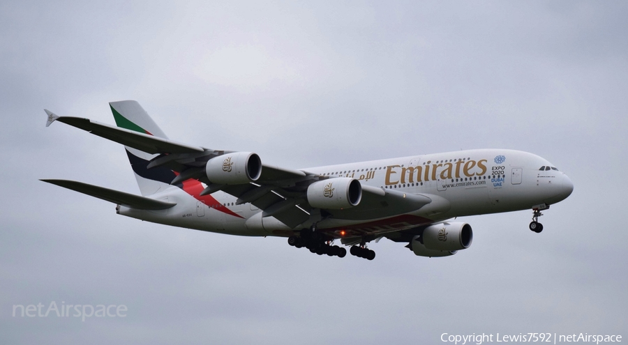 Emirates Airbus A380-861 (A6-EDU) | Photo 161032