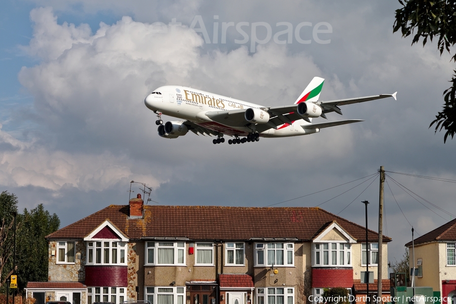 Emirates Airbus A380-861 (A6-EDU) | Photo 181399