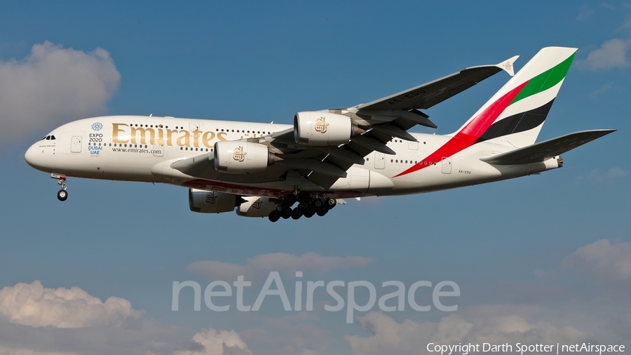 Emirates Airbus A380-861 (A6-EDU) | Photo 181400