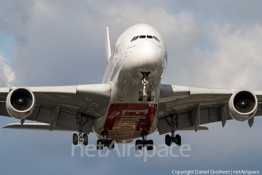 Emirates Airbus A380-861 (A6-EDU) | Photo 186698