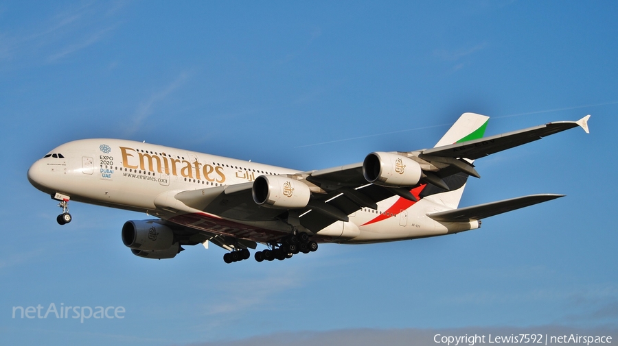 Emirates Airbus A380-861 (A6-EDV) | Photo 47657